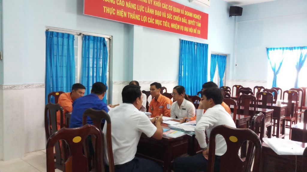 Đoàn khối khảo sát công tác Đoàn và phong trào TTN 6 tháng đầu Gắn kiểm tra chuyên đề năm 2020