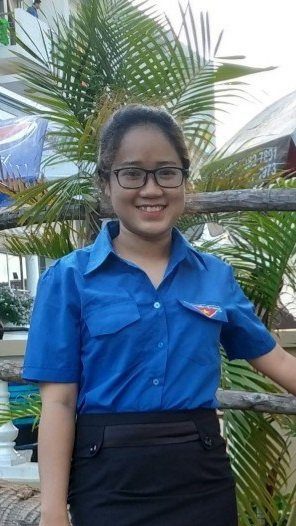 VÕ TRẦN BẢO THƯ – PHÓ BÍ THƯ ĐOÀN TRƯỜNG PHỔ THÔNG DTNT-THPT TỈNH TRÀ VINH.