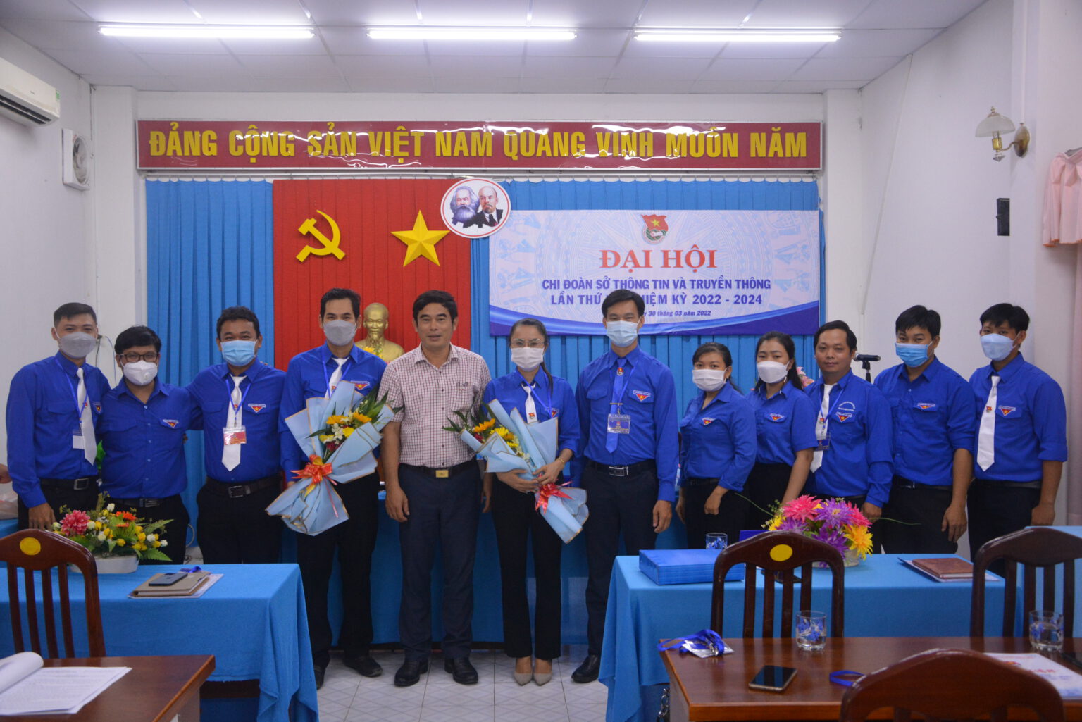 Chúc mừng Chi đoàn Sở Thông tin và Truyền thông Trà Vinh, đơn vị thứ 12 tổ chức thành công Đại hội cấp cơ sở nhiệm kỳ 2022 – 2024