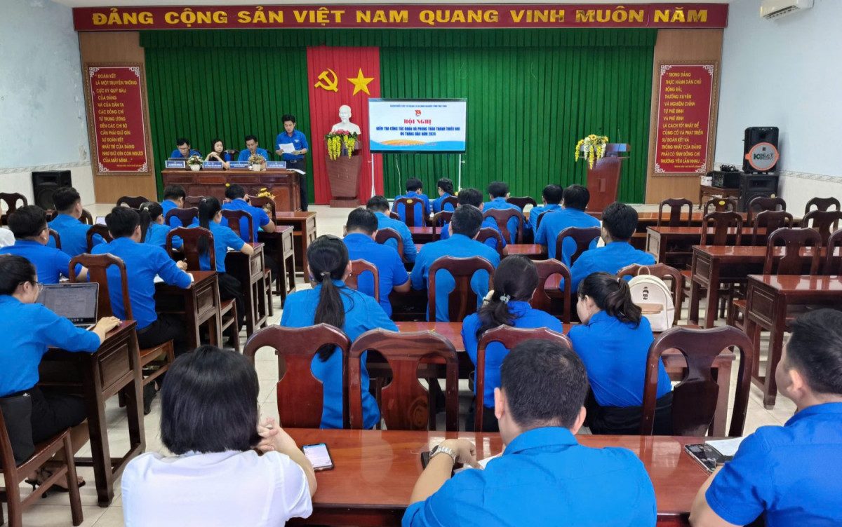 Đoàn khối tổ chức hội nghị kiểm tra công tác Đoàn và phong trào thanh thiếu nhi 6 tháng đầu năm 2024