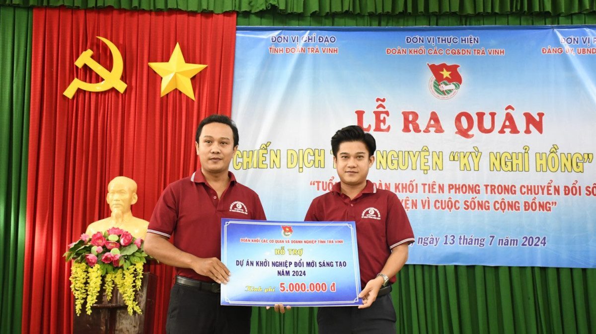 Đoàn khối hỗ trợ dự án khởi nghiệp đổi mới sáng tạo cho thanh niên năm 2024